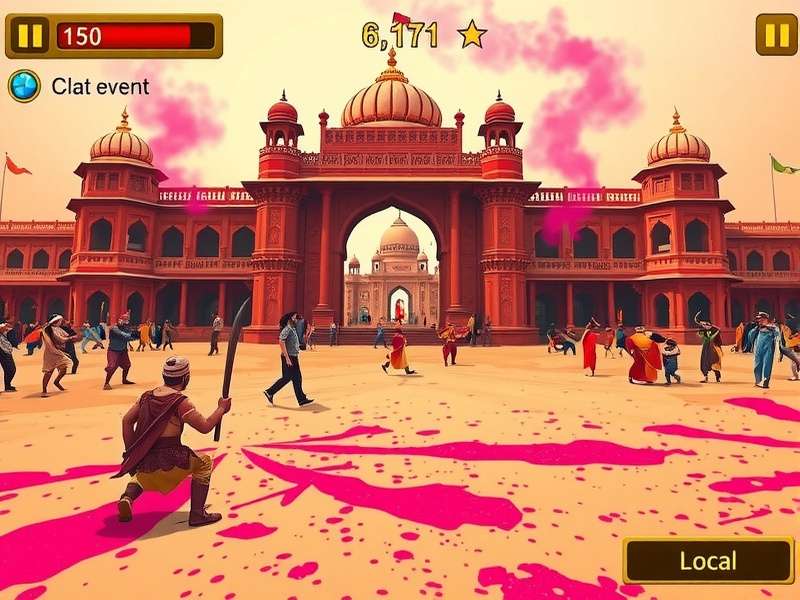 India Gate Gladiator Holi Event